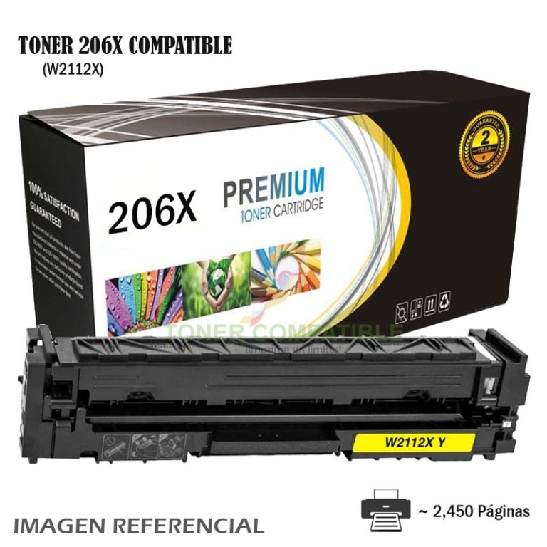 Toner Compatible 206X HP W2112X Yellow