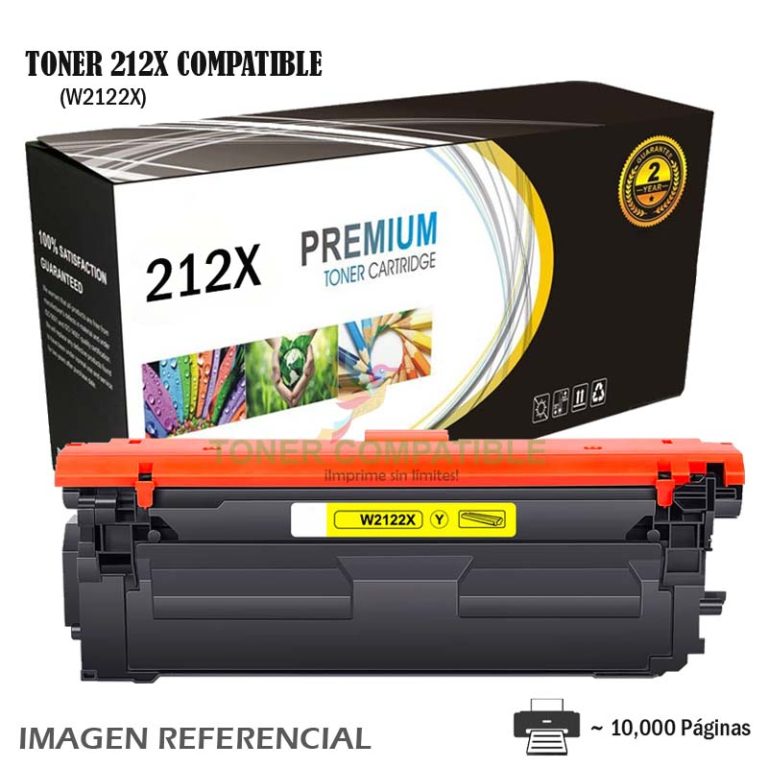 Toner Compatible 212X HP W2122X Yellow