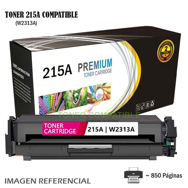 Toner Compatible 215A HP W2313A Magenta Toner HP LaserJet M155nw 215A Genérico (W2313A) Sin Chip