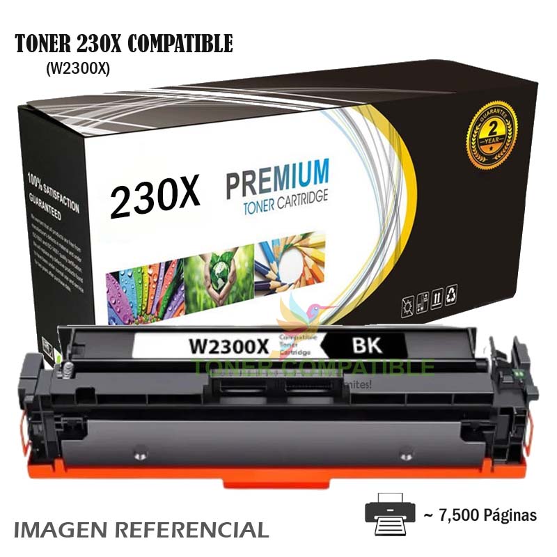 Toner Compatible 230X HP W2300X Black Toner Compatible 230X HP W2300X Black