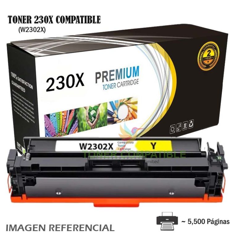 Toner Compatible 230X HP W2302X Yellow