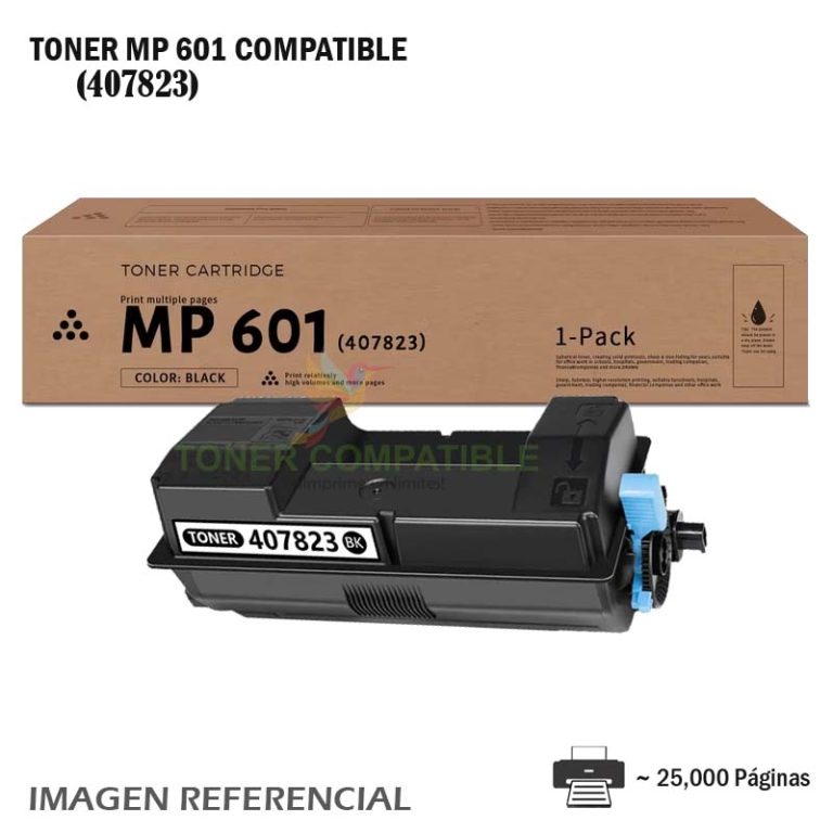 Toner Compatible (407823) Ricoh MP601