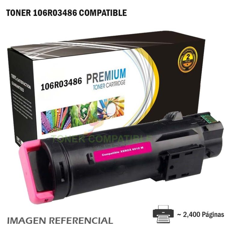 Toner Compatible Xerox 106R03486 Magenta