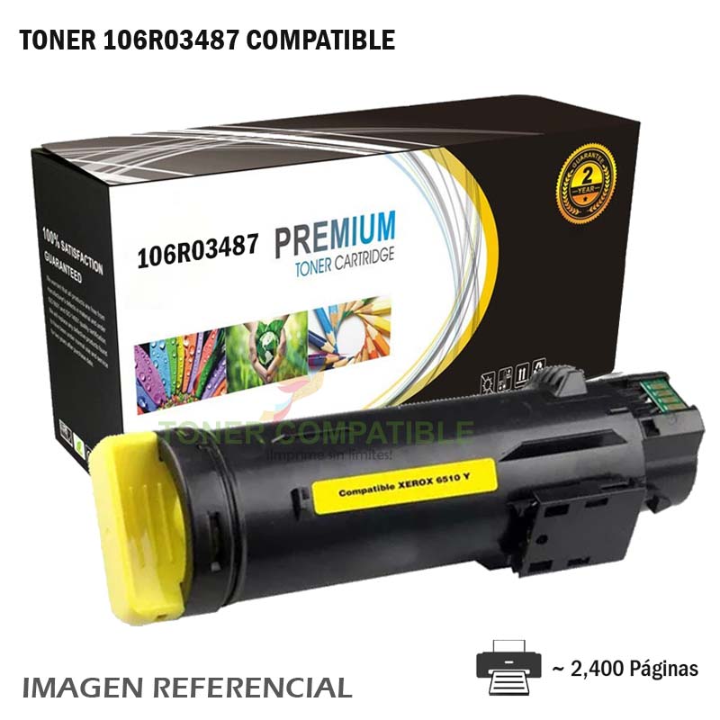 Toner Compatible Xerox 106R03487 Yellow Toner Compatible Xerox 106R03487 Yellow