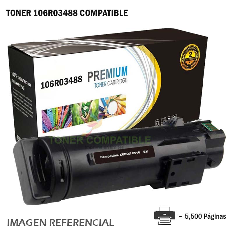 Toner Compatible Xerox 106R03488 Black Toner Compatible Xerox 106R03488 Black