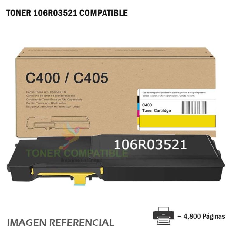 Toner Compatible Xerox 106R03521 Yellow