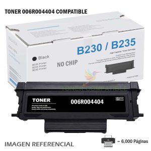 Toner Xerox Compatible B225 B230 B235 Sin Chip 006R004404