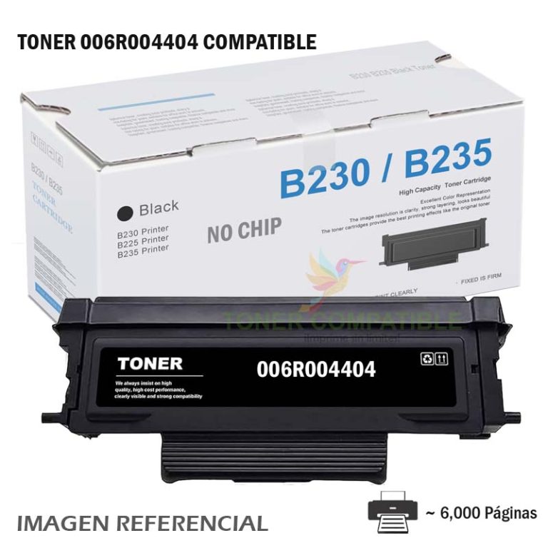 Toner Xerox Compatible B225 B230 B235 Sin Chip 006R004404